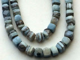 7-7.5mm Boulder Opal Faceted Cube Beads, Boulder Opal Faceted Box Beads, Boulder