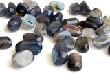 9x13mm - 11x17mm Labradorite Cabochons, Labradorite Faceted Fancy Shape