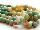 4.5mm-5.5mm Ethiopian Welo Opal Plain Round Beads, Rare Enhanced Ethiopian Welo