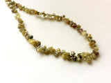 3.5-6mm Yellow Rough Diamond Drops, Yellow Raw Diamond Beads, Yellow Diamond