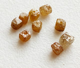 2-2.5mm Yellow Diamond Rough Drilled Cubes For Jewelry (1Ct To 10Ct)