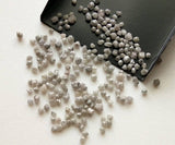 2.5-4mm Grey Natural Round Loose Grey Raw For Jewerly (5Pcs To 100Pcs)
