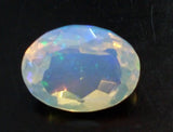 7x9mm Huge Ethiopian Opal, Oval Faceted Opal, Fancy Cut Stone For Ring, Faceted