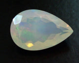 7x10.5mm Huge Ethiopian Opal, Pear Faceted Opal, Fancy Cut For Ring, 0.95 Cts