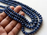 5-9 mm Blue Sapphire Beads Plain Rondelle Beads, Blue Sapphire Beads, Sapphire