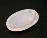 7.7x13mm Huge Ethiopian Opal, Oval Faceted Opal, Fancy Cut Faceted 1.60 Cts