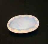 8.2x14.1mm Huge Ethiopian Oval Opal, Oval Faceted Opal, Fancy Cut Stone 2.40 Cts