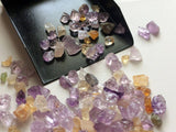 5-12 mm Amethyst & Citrine Rough, Natural Amethyst And Citrine Raw Rough Stones
