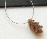 7mm Brown Rough Diamond Christmas Tree Diamond,Laser Cut Raw Diamond For Jewelry