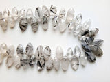 5x9-7.5x14 mm Rutile Quartz Marquise Beads, Rutile Faceted Marquise, Rutile