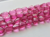 13-18 mm Pink Crystal Quartz, Hot Pink Coated Crystal Bead, Pink Faceted Tumble