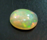 7.2x9.2mm Huge Plain Oval Ethiopian Opal Cabochon, Flat Back Oval Ethiopian Opal