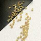 1.5-2mm Yellow Rough Diamond, Uncut Diamond For Jewelry (1Ct To 10Ct Options)