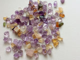 5-12 mm Amethyst & Citrine Rough, Natural Amethyst And Citrine Raw Rough Stones