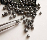 3.5-5.5mm Dark Grey Raw Diamond Crystal For Jewelry (1pc To 10Pc Options)