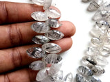 5x9-7.5x14 mm Rutile Quartz Marquise Beads, Rutile Faceted Marquise, Rutile