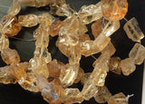 5-10 mm Raw Citrine Beads, Loose Rough Citrine Gems, Citrine Rough Nuggets