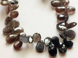 7x10 mm-7.512 mm Staurolite Faceted Pear, Staurolite Beads, Staurolite