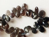 7x10 mm-7.512 mm Staurolite Faceted Pear, Staurolite Beads, Staurolite