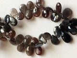 7x10 mm-7.512 mm Staurolite Faceted Pear, Staurolite Beads, Staurolite