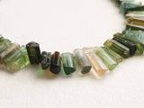 4-10 mm Rare Tourmaline Sticks, Designer Green Tourmaline Rough Sticks, Green