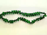 5x7 mm Green Crystal Quartz Faceted Teardrops, Chrome Diopside Color Crystal