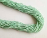 2.5mm Green Opal Faceted Rondelle Bead, Green Opal Faceted Bead, Green Opal Bead