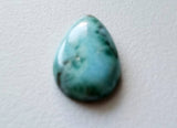 13.8x22 Larimar Plain Pear Cabochons, Original Larimar Smooth Pear Flat Back