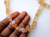 8-10.5 mm Raw Citrine Stones, Natural Loose Raw Gemstone, Citrine Rough Beads