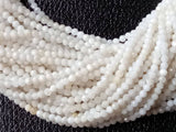 2-2.5mm White Opal Faceted Rondelle Bead, Natural White Opal Bead, Opal Rondelle