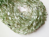 12-15 mm Green Amethyst Bead, Natural Green Amethyst Plain Tumbles, 13 In Green