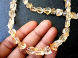 7-10 mm Raw Citrine Stones, Natural Loose Raw Gemstone, Citrine Rough Beads