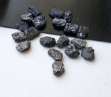 6-7mm Black Diamond, Flat Black Loose Diamond For Jewelry (1Pc To 10Pc Options)