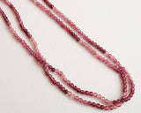 3mm Pink Tourmaline Round Beads, Natural Pink Tourmaline Beads, Pink Tourmaline