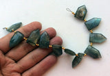 12x19 mm Labradorite Faceted Shield Bead, Natural Labradorite Faceted Fancy Bead