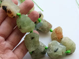 18-25 mm Raw Prehnite Stones, Huge Natural Loose Rough Gemstone, Prehnite Rough