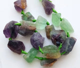 20-24 mm Raw Fluorite Nuggets, Natural Fluorite Rough Gems, Fluorite Rough Bead