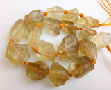 16-23 mm Raw Lemon Quartz Stones, Huge Natural Lemon Loose Rough Gemstone, Lemon