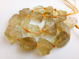 16-23 mm Raw Lemon Quartz Stones, Huge Natural Lemon Loose Rough Gemstone, Lemon