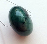 11-20 mm Emerald Plain Rondelle Bead, Natural Huge Emerald Gemstone, Drilled