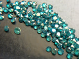 1mm  Blue Brilliant Cut Faceted Round Diamond For Jewelry ((20Pcs T0 100Pcs)