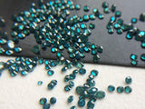 1mm  Blue Brilliant Cut Faceted Round Diamond For Jewelry ((20Pcs T0 100Pcs)