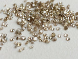 1mm Champagne Round Brilliant Cut Melee Loose Diamond For Jewelry(20Pc To 100Pc)