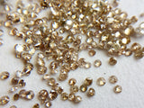 1mm Champagne Round Brilliant Cut Melee Loose Diamond For Jewelry(20Pc To 100Pc)