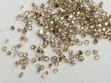 1mm Champagne Round Brilliant Cut Melee Loose Diamond For Jewelry(20Pc To 100Pc)