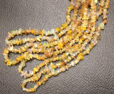 3-4 mm Fire Opal Chip Beads, Natural Yellow Fire Opal Beads, Natural Opal, Fire