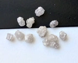 4.5-5mm White Grey Rough Natural  Raw Diamond Conflict Free (2Pc To 10Pc)