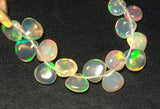 5-7mm Ethiopian Welo Opal Plain Heart Shaped Briolettes, Opal Heart Beads