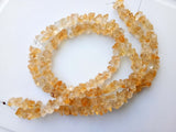 8-10.5 mm Raw Citrine Stones, Natural Loose Raw Gemstone, Citrine Rough Beads