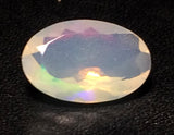 8x10.9mm Huge Ethiopian Opal Oval Cut stone, Natural Faceted Opal, 2 Cts
